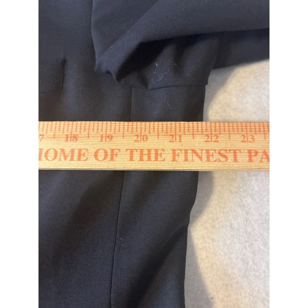 Brooks Brothers Mens Black Two Button Blazer Jacket Notch Suit Coat‎